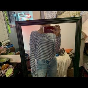 Stripe long sleeve shirt